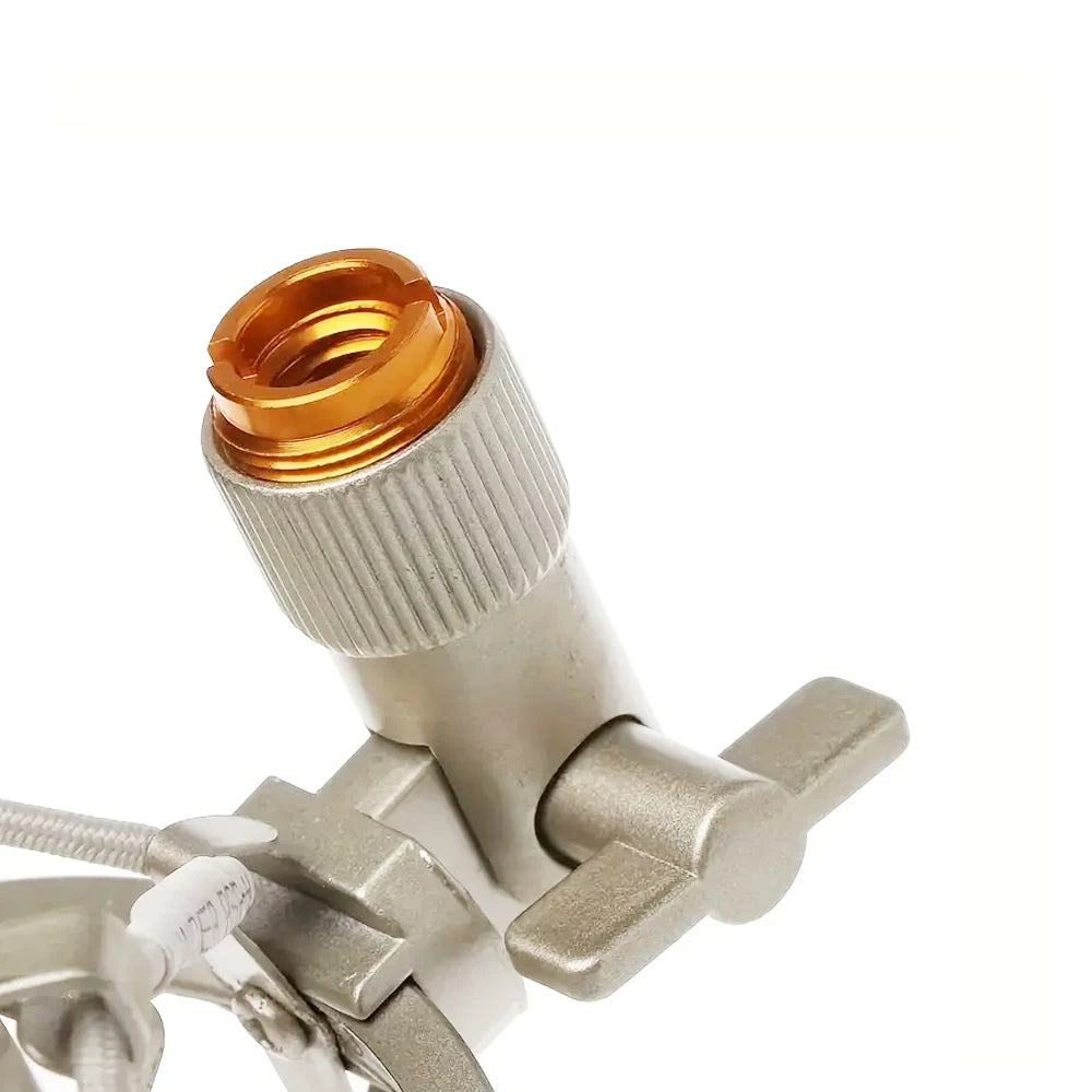 Universal Metal Microphone Shock Mount Mic Anti Vibration Holder Mount Fit For 44-45mm Diameter Condenser Mic Quake