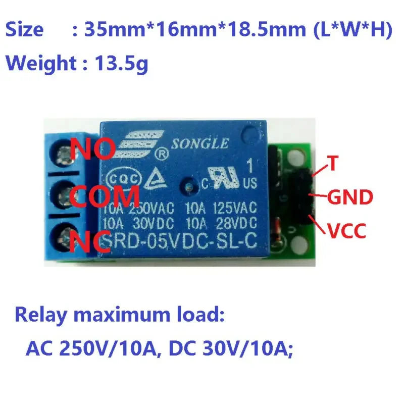 Flip-Flop Latch Relay Module Bistable Self-locking Switch Low Pulse Trigger Board for Arduino Smart Home LED Mot IO25A01 5V Quake