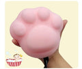Cat Paw Shaped Shower Balls Scrubbing Dead Skin Remover Women Men Children Bath Sponge Bath PE Cartoon Body Washing Tools Quake pink Other