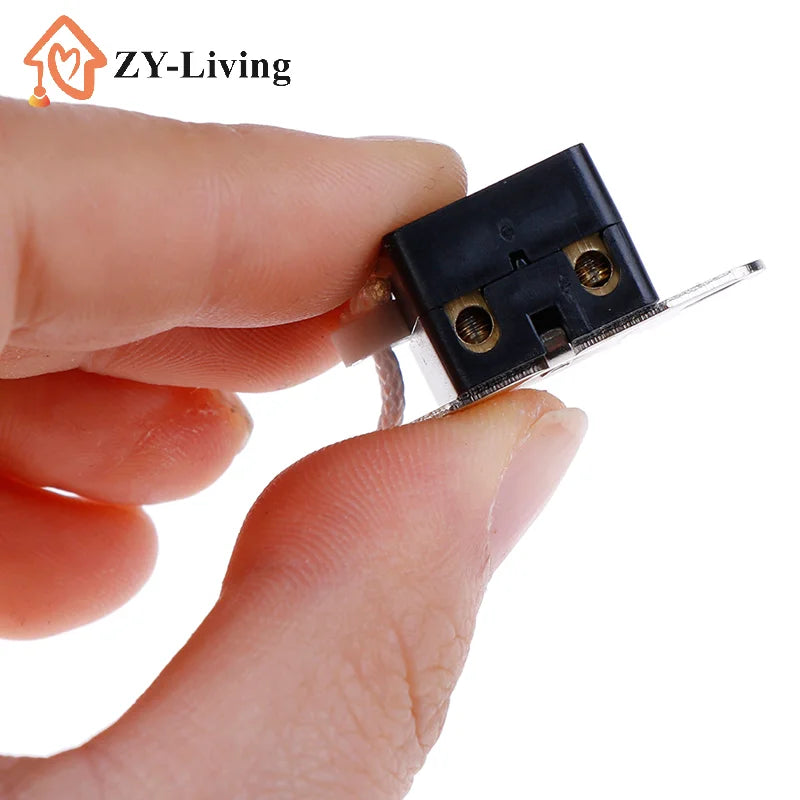 1Pc Cord Switch Pull Switch Furniture Lighting Control 2 Hole Plate 2A 250V For Wall Lamp Bedside Lamp Pull Control Rope Switch Quake
