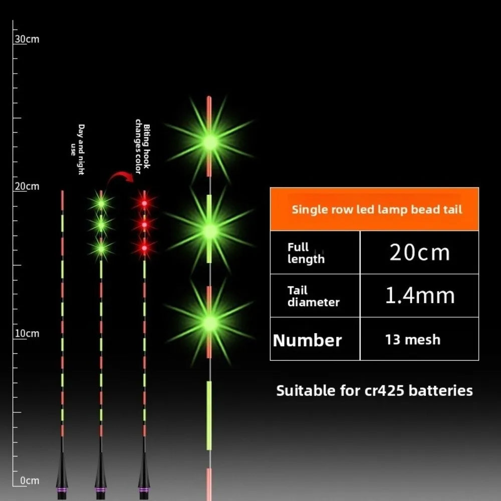 Super Bright LED Smart Float Top Luminous Ultra Sensitive Electronic Floats Smart Technology Electronic Design Fishing Buoy Quake