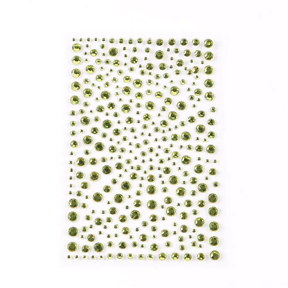 1 Pcs Waterproof Rhinestones Tattoo Stickers DIY Disposable Makeup Decoration Face Eyes Body Jewelry Colored Crystal Stickers Quake C11
