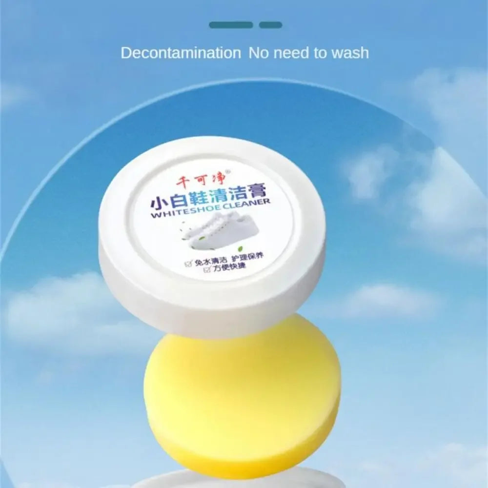 White Shoes Cleaning Cream Stains Remover Shoes Whitening All-Purpose Cleansing Cream For Cleaning Take Care Shoes Sneakers Quake