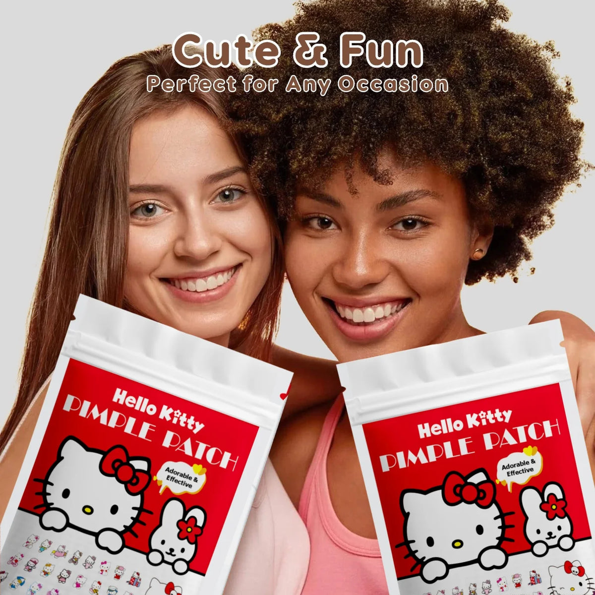 Sanrio Hello Kitty Acne patches, Cartoon acne patches, Acne cover-up stickers, Cute concealer stickers Quake