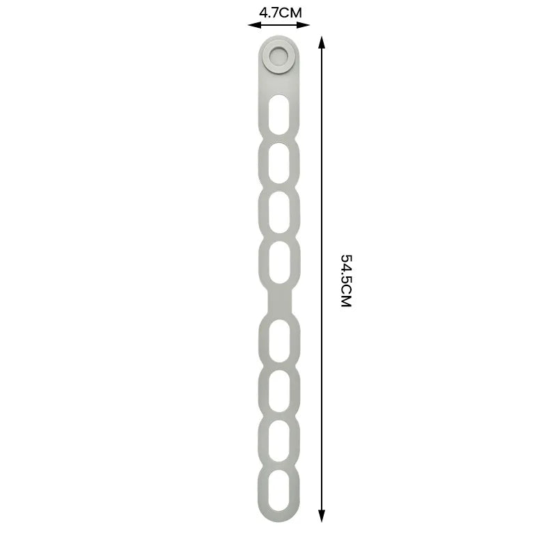 1Pc Stretchable Silicone Lid Strap Splash-Proof Leak-Proof Reusable Fixing Band Safe Material for Dishes Quake grey