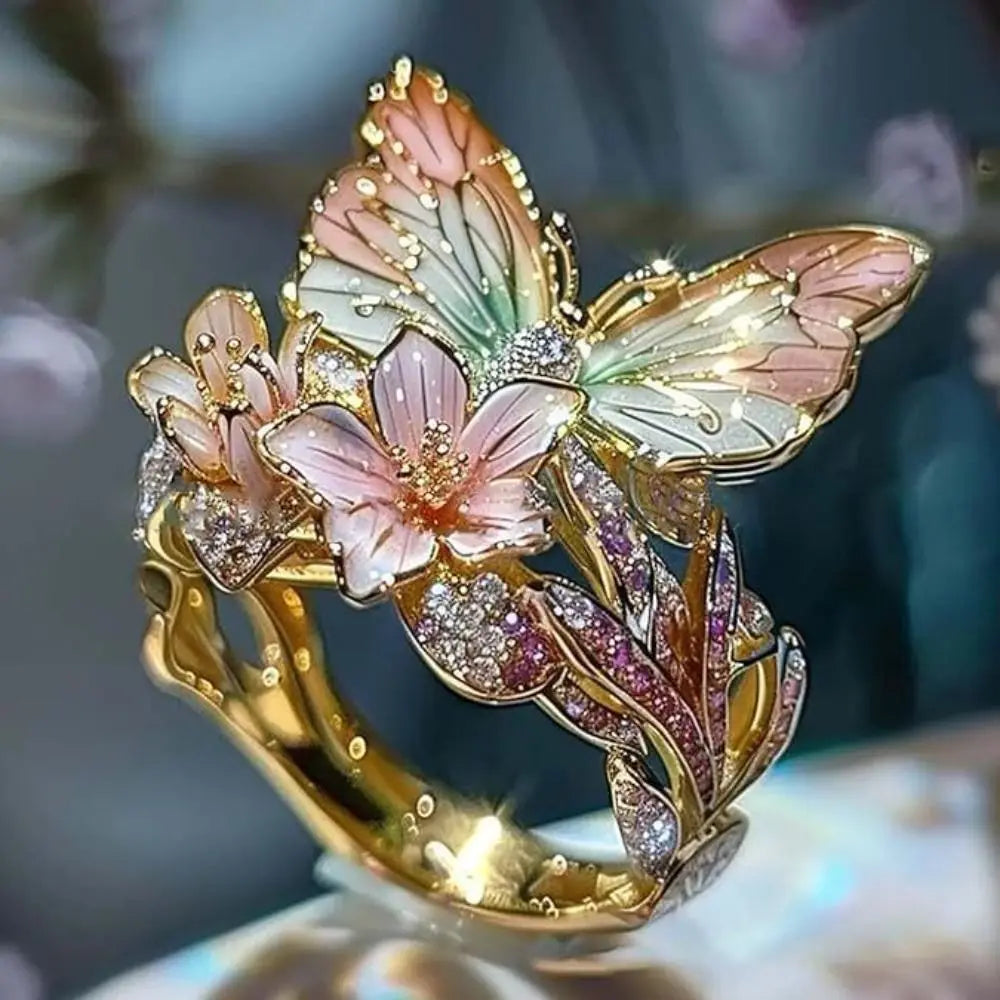 Fashion Jewelry Accessories Ring Non-fading Crafts Vintage Rings Gift Open Ring Quake