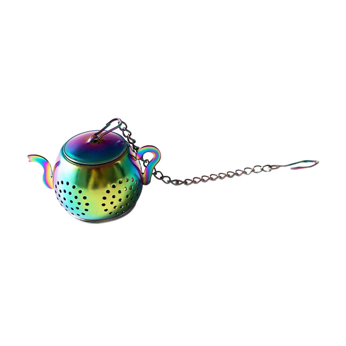 Tea Infuser Teapot Shape Sturdy Loose Tea Filters Lightweight Tea Ball Strainer Quake B