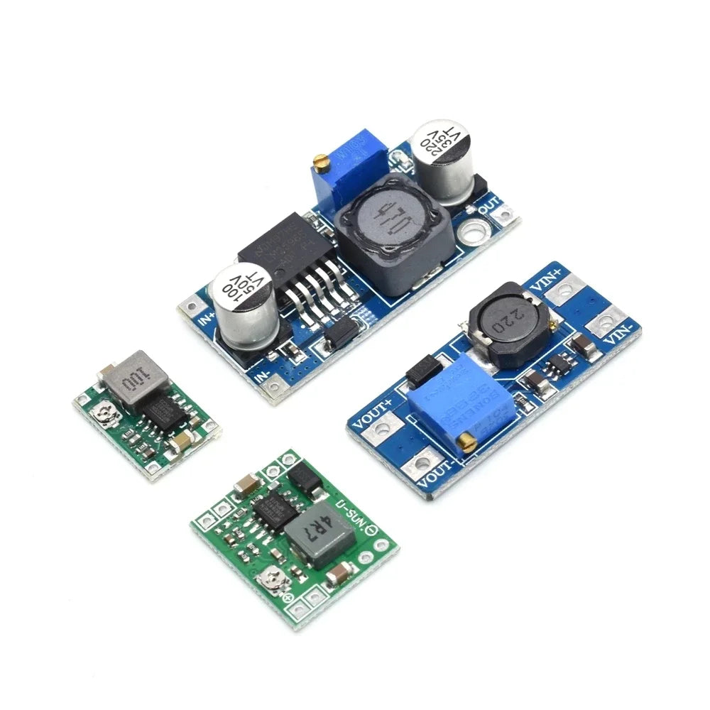 DC-DC Voltage stabilized power supply module Adjustable boost& buck voltage regulator module LM2596S-ADJ MT3608 MP1584EN Quake