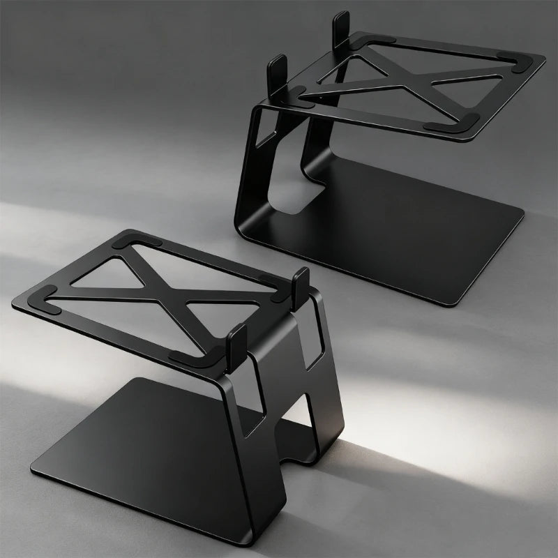 Metal Speaker Stand Thickened Base Plate Advanced Vibration Control MultiFunctional Desktop Organizers Heat Ventilation K1KF Quake