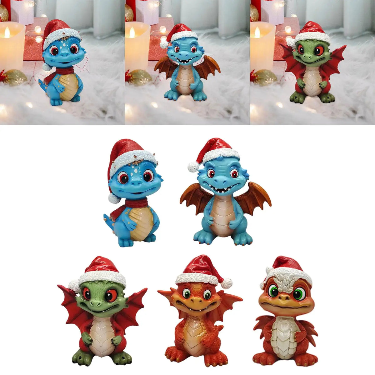 Christmas Mini Figurine Creative Cute Crafts Party Favors Fillers Christmas Quake