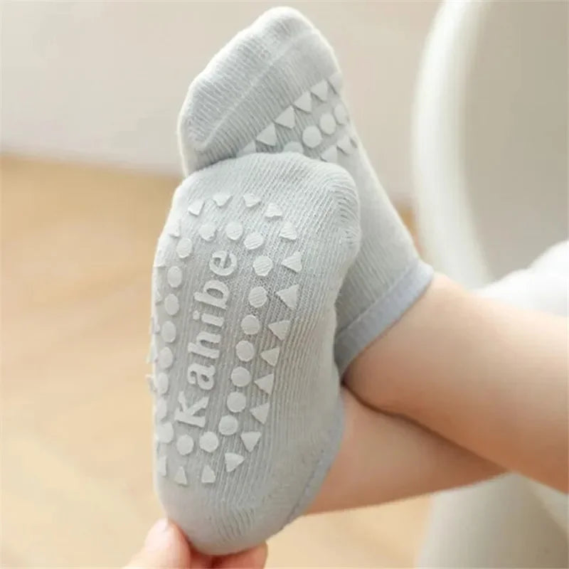 2Pcs Slip Toddler Anti Sock For Girls Boys Soft Newborn Baby Girl Boy Sport Socks and Knee Infant Set Summer Spring New Quake