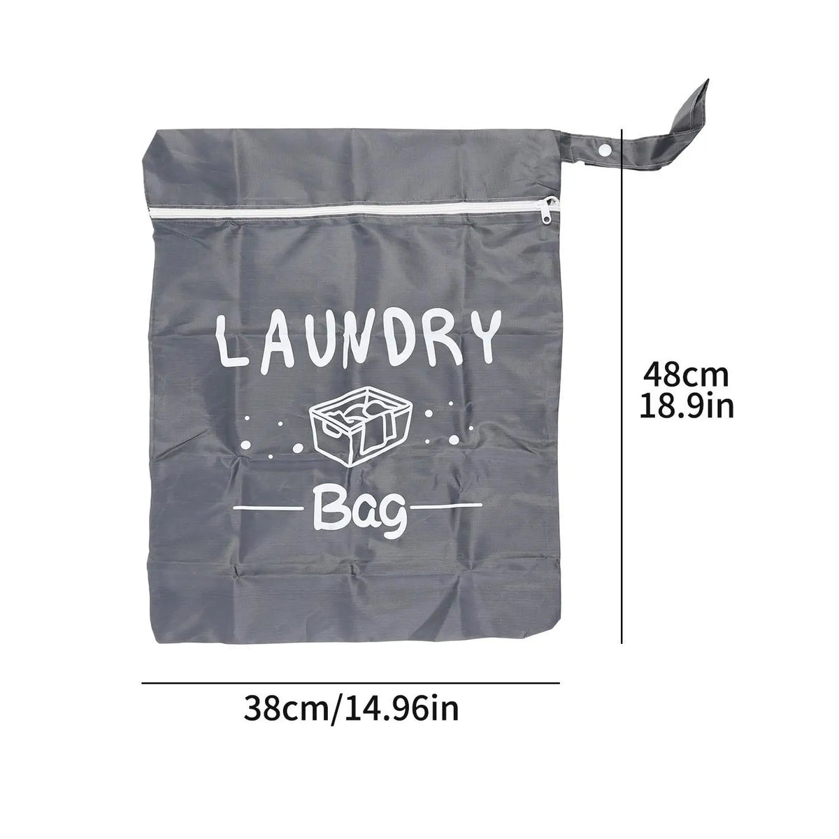 Large Capacity Laundry Bag Portable Dirty Clothes Storage Bag Oxford Waterproof Storage Pouch Swimming Fitness Beach Clothes Bag Quake 5PCS GRAY