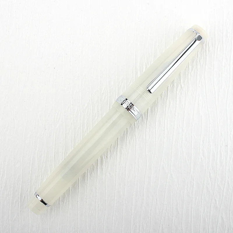 Jinhao 82 Fountain Pen Acrylic EF/F/M/Bent Nib Golden Trim with Converter Writing Pen Quake 82-25 EF 0.38MM