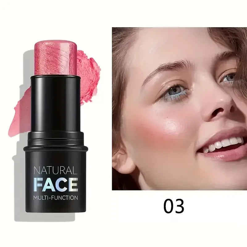 Natural Face Highlighter Concealer,Waterproof Face Contour Pen, Easily Sculpt Your Fface to Create a Perfect Light Makeup Effect Quake 03