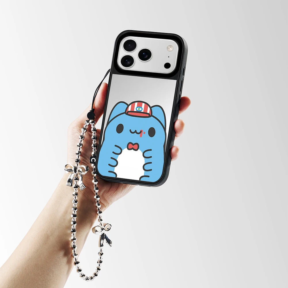 6090170 Mirror Surface Magnetic Phone Case Cover for IPhone 13 14 15 16 17 18 Pro Max Case Quake