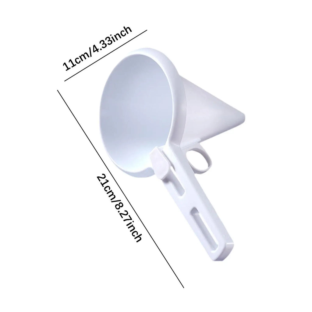 Batter Dispenser Handheld Funnel with 9mm Flow Tip Precise Portion Control Baking Tool for Cupcakes Tarts Icing Cream Quake