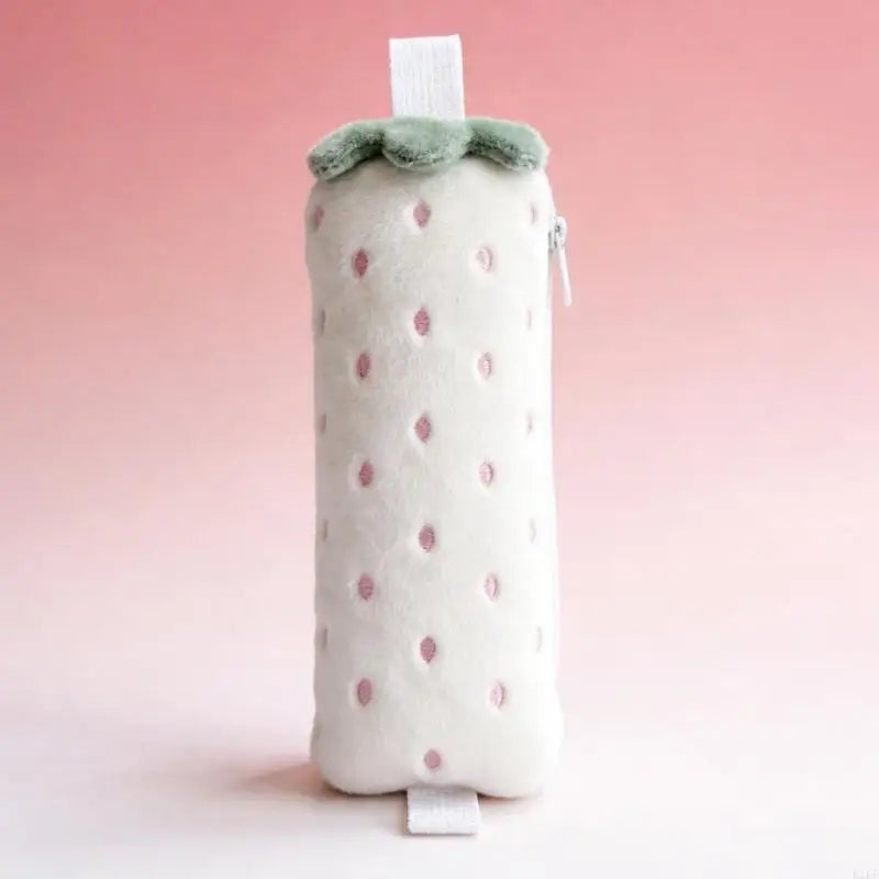 Strawberry-Inspired Plush Pencil Soft Polyester Pen Case for School Supplies, Desk Organization and Daily Carry K1KF Quake