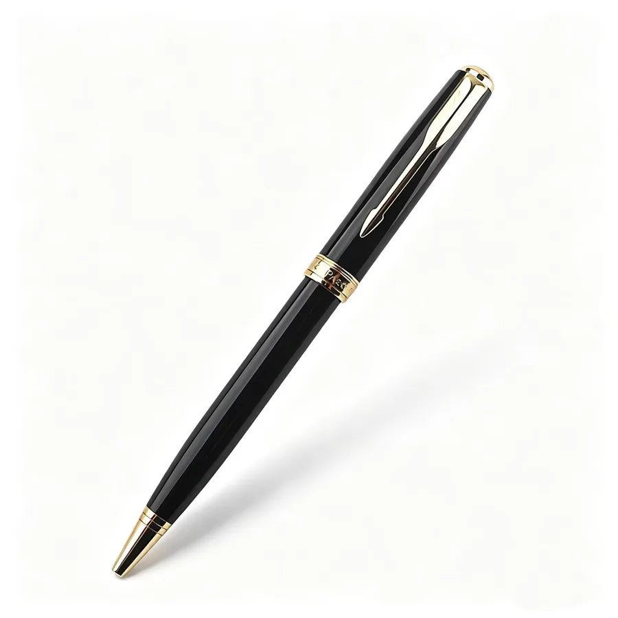 Vintage Metal Ballpoint Pen Luxury Gold Silver Red Business Writing High Quality Twist Ball Pen Office School Gift Quake Z-2