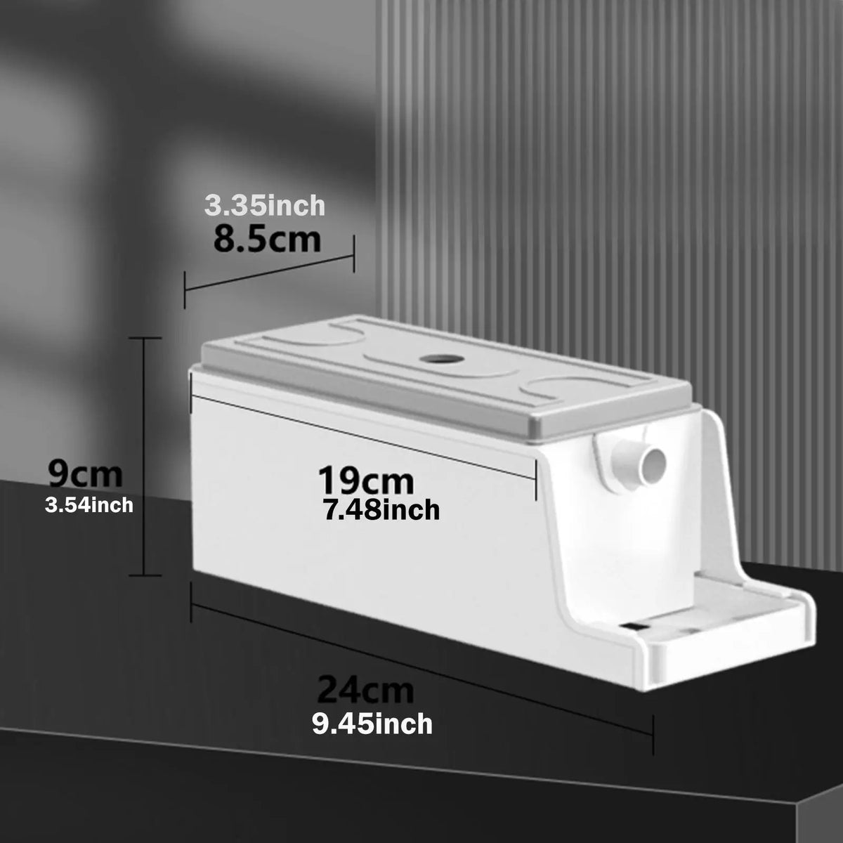 Upper Hanging Aquarium Filter Box PP Material Compact Silent Water Circulation for Mini Fish Tank and Turtle Tank Quake
