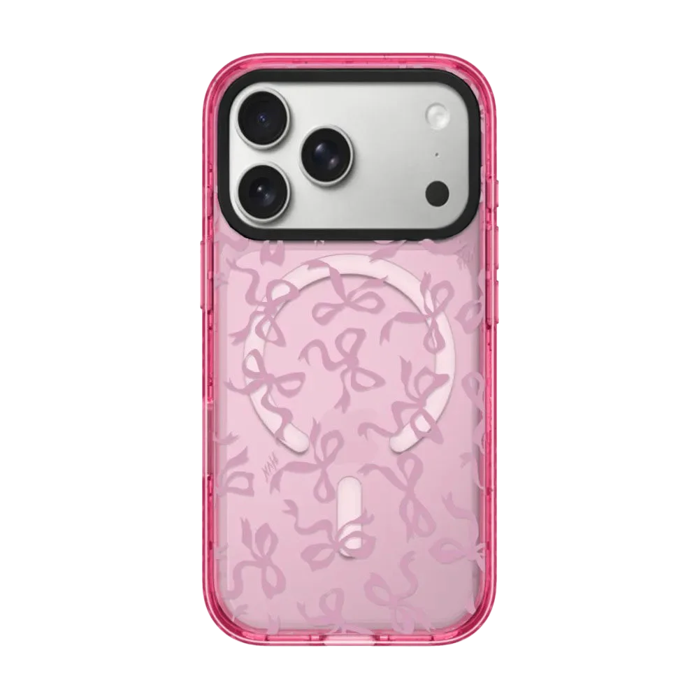 6090854 Pink Border Magnetic Case: Compatible with IPhone 18 17 16 15 14 13 Pro Max 18Pro Quake pink (MagSafe) iPhone 13