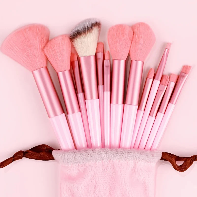 Makeup Brushes 8-29Pcs Makeup Kit Professional Women Cosmetic Soft Powder Brush Eyeshadow Foundation Full Set Travel Beauty Tool Quake 13pcs Pink