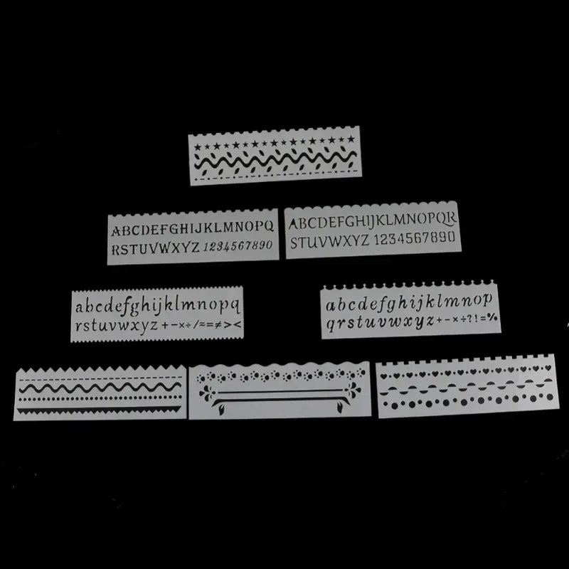 1 Set of Painting Templates DIY Layered Templates Painting Scrapbook Coloring Embossing Album Decoration Cards Quake