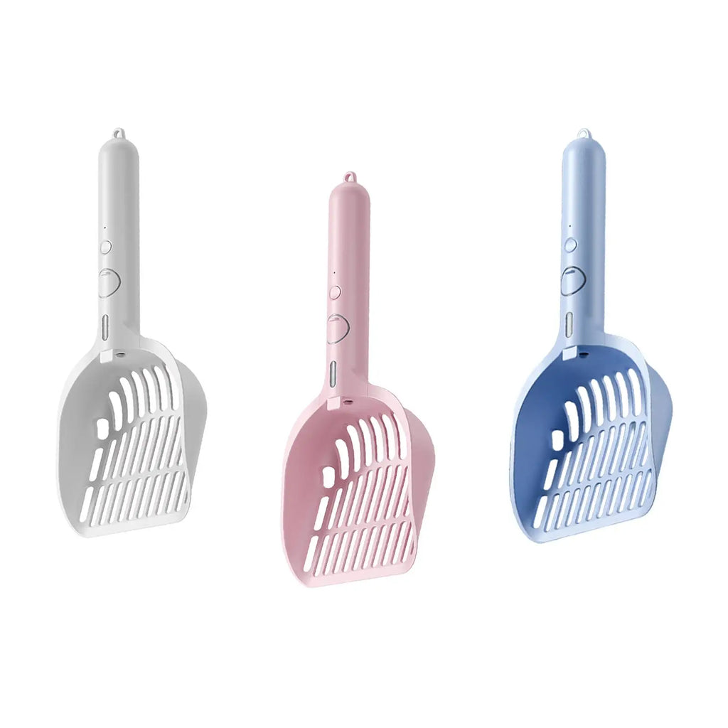 Cat Litter Scoop with Pet Cleaning Tools Adjustable Mode Kitten Waste Scoop Cleaning Tool Quake