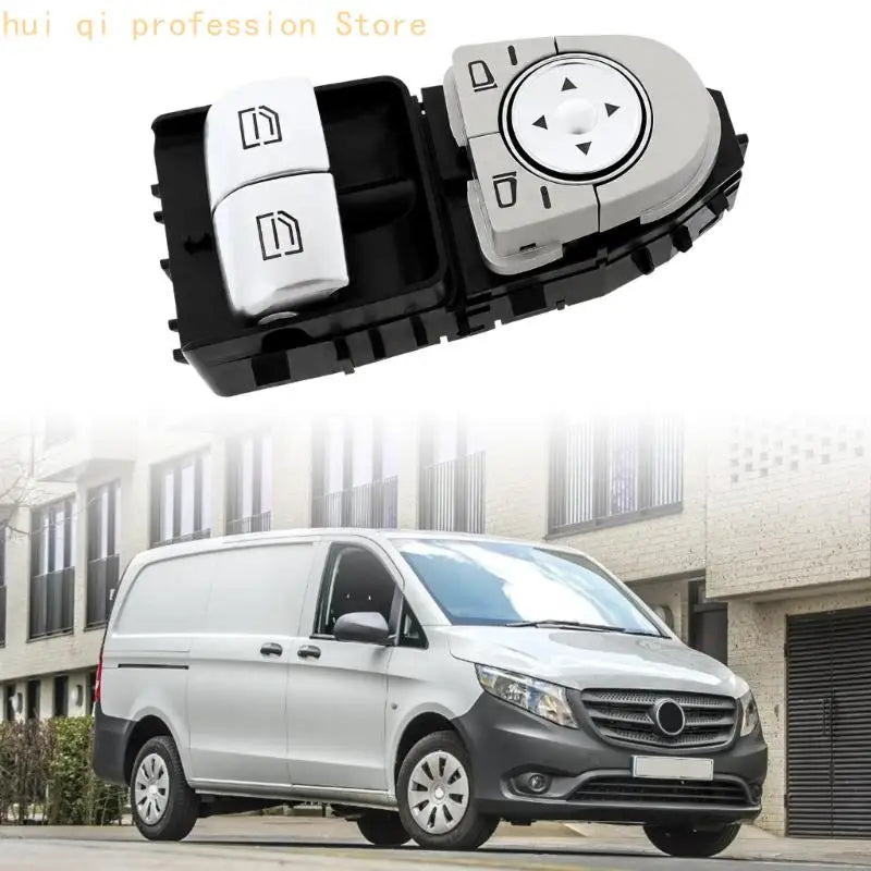 Left Door Window Control Switches for W447 W448 with Mirror Adjust Pad H8WE Quake