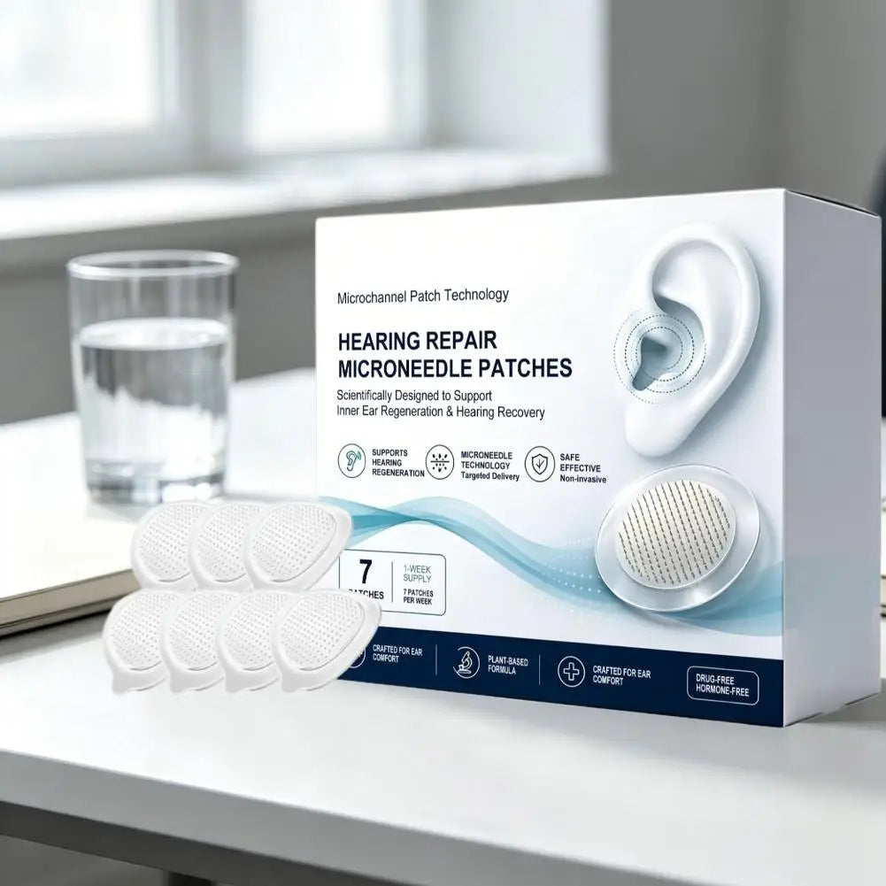 Behind Ear Microneedle Patch Breathable Ear Comfort Patch Skin Friendly Soothing Adhesive for Overnight Daily Care Quake