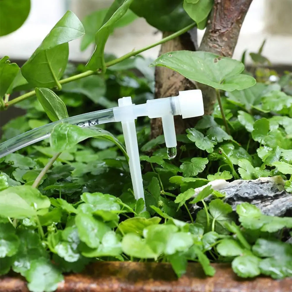 Greenhouse Garden Drip Irrigation Kit Adjustable 10/20/30M Potted Plant Watering Device 4/7mm Hose with Regulating Valve Quake
