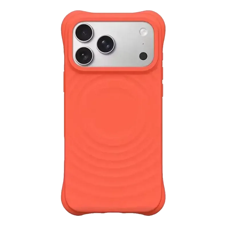 608233 Wave Magnetic Phone Cover for IPhone 13 14 15 16 17 18 Pro Max Case for IPhone 18Pro Quake