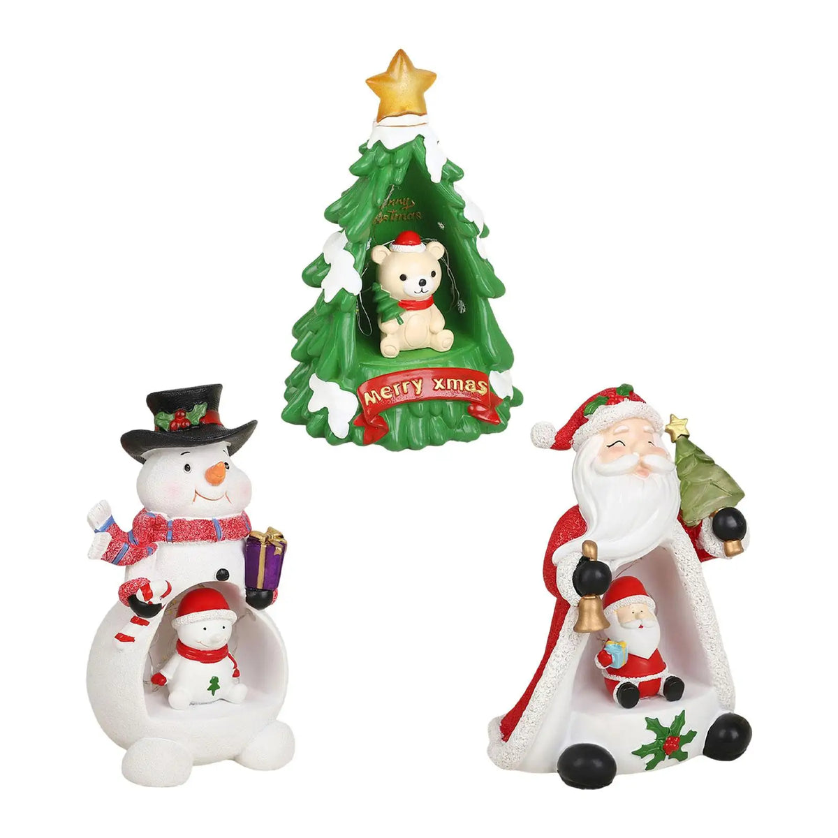Christmas Bedside Night Light Cute Desktop Decoration Christmas LED Light Decorative for Fireplace Window Gift Living Room Hotel Quake