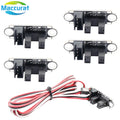 1/2/4pcs 3D Printer Optical Endstop Optical Switch Sensor Photoelectric Light Control Optical Limit Switch Module with 1M Cable Quake 1pcs