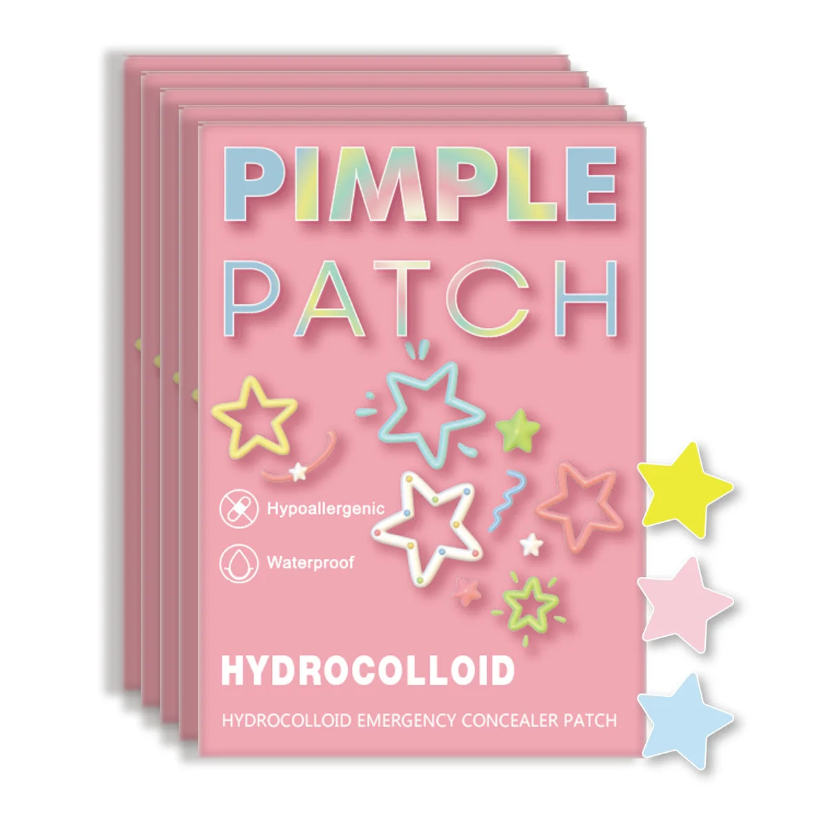 280/1680 Pieces Star-Shaped High-Cost-Performance Acne Patches for Refined Girls, Daily Beauty Invisible Concealer Acne Patches Quake