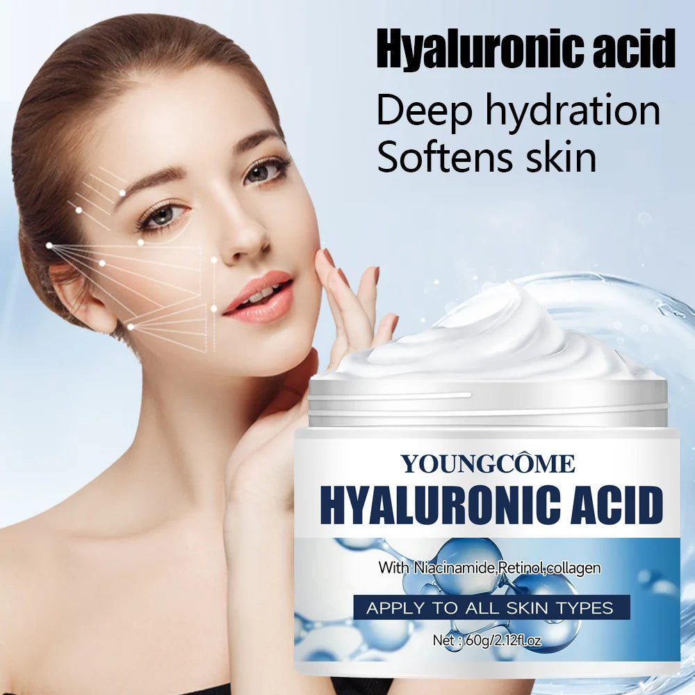Hyaluronic Acid Creams Skin Care Anti Aging Face Cream Moisturizing Wrinkle Collagen Brightening Skin Whitening Skin Care Quake