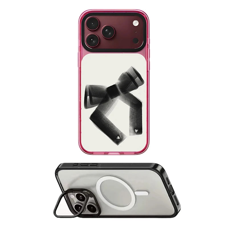 6092058 Impact Case - Mirror / Glaze Magnetic Cover: Compatible with IPhone 18 17 Pro Max 18Pro Quake stand (MagSafe) for iPhone18 Pro Max