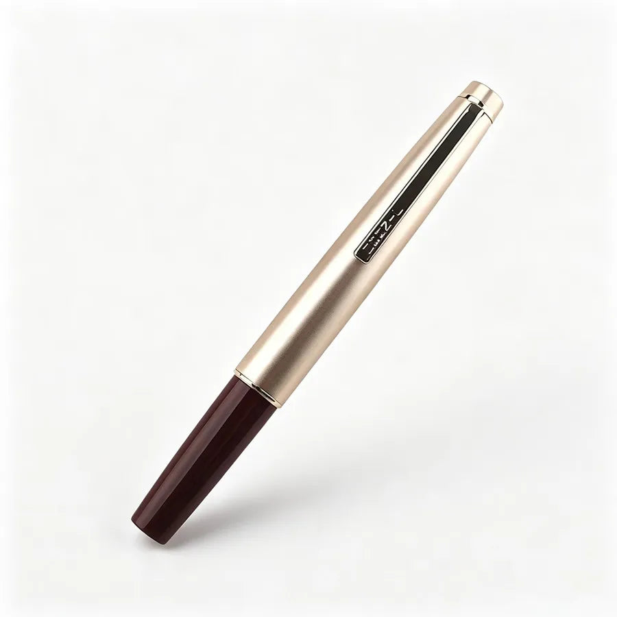 Luxury Jinhao 59 Fountain Pen Champagne Gold Vintage Metal Pen Classic Ink Fountain Pen Gift Optional Business Quake 59-1 F 0.5MM
