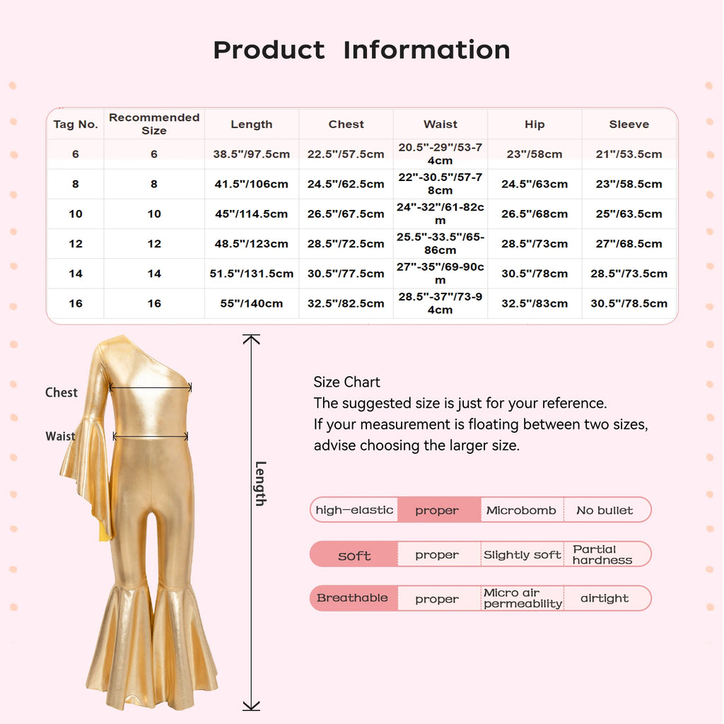 Shiny Halloween Hippie Costume Bell Bottom Jumpsuit for Girls Movie Character Sequins Disco Outfit 70s 80s Prom Party Costume Quake