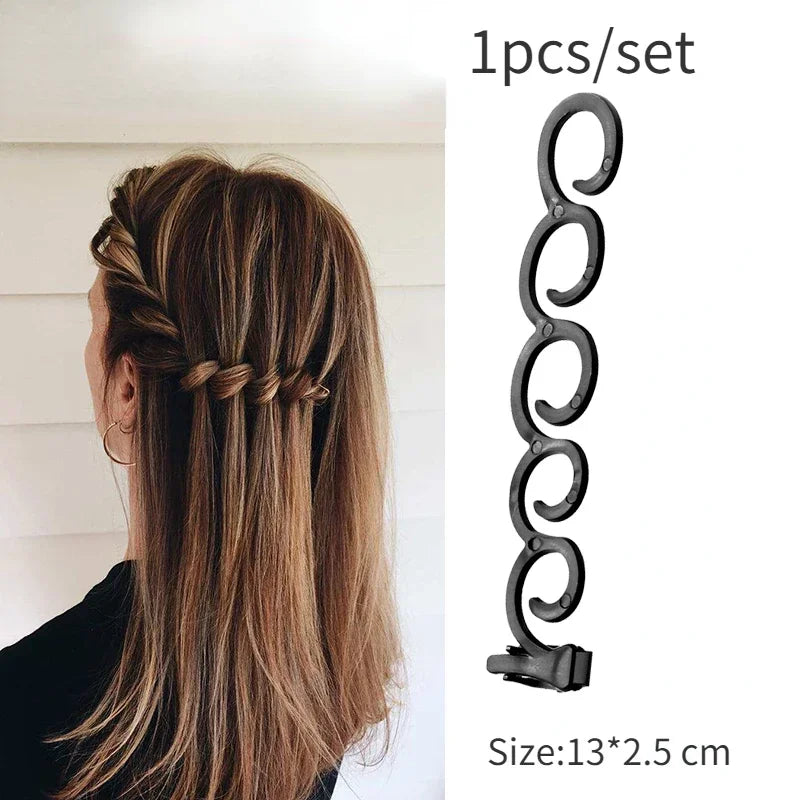 2/3/4pcs/set Ponytail Hair Styling Tools Ponytail Holder Topsy Loops Hair Bun Maker Braids Beauty Makeup Hairdressing Braiders Quake