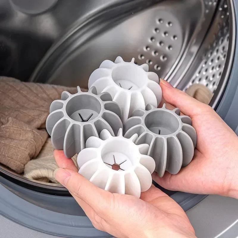 Laundry ball reusable clothes hair cleaning tool pet hair remover washing machine cat scratching machine laundry ball Quake