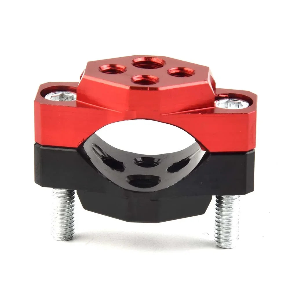 Motorcycle Headlight Spot Light Turn Signals Holder Mount Bracket Fork Clamp Electric Motorcycle Pipe Clamp Mobile Phone Holder Quake 1pcs