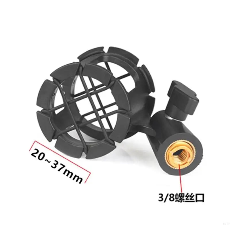 Microphone Shock Mount Compatibility for 20-37Mm Mics Holder For Stable Sound Capturing In Vlog Interviews Recording K1KF Quake