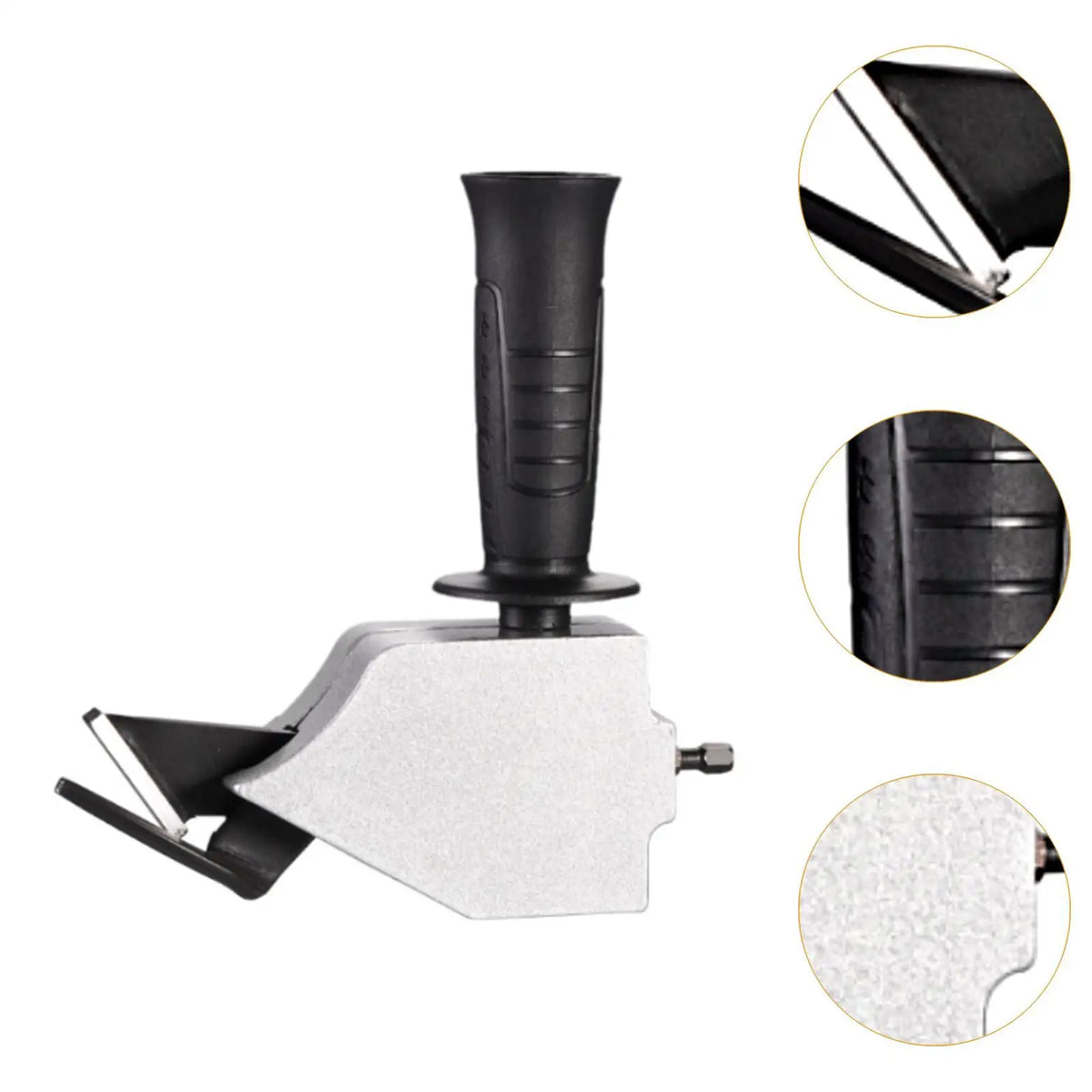 Metal Sheet Cutter Head for Electric Drill Multipurpose Sturdy 7x6cm Simple Installation for Car Maintenance Cutting Attachment Quake