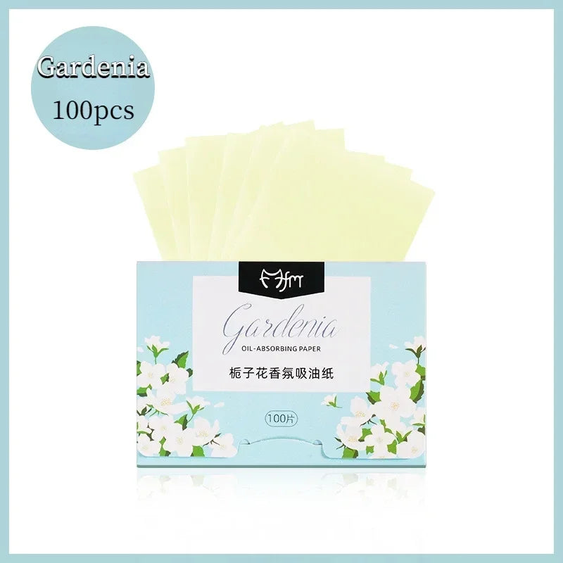 100pcs/set Facial Oil Blotting Paper Matte Face Wipes Oil Control Oil-absorbing Face Cleaning Beauty Makeup Tools Accessories Quake No.4 100pcs