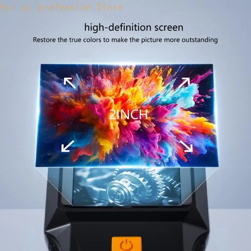 1080P Handheld Borescope with 60° Flexible Camera Waterproof Inspection Camera for Automotive Repair Pipe Diagnostics H8WE Quake