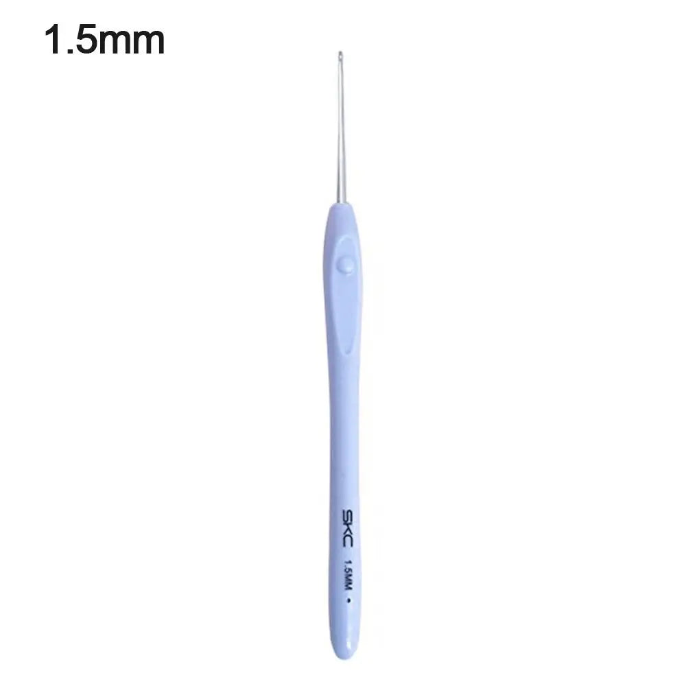 DIY Soft Handle Knitting Needles Multisize Long Crocheting Hooks Aluminum Crocheting Needles Hand Weave Tool Quake 1.5mm