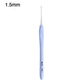 DIY Soft Handle Knitting Needles Multisize Long Crocheting Hooks Aluminum Crocheting Needles Hand Weave Tool Quake 1.5mm