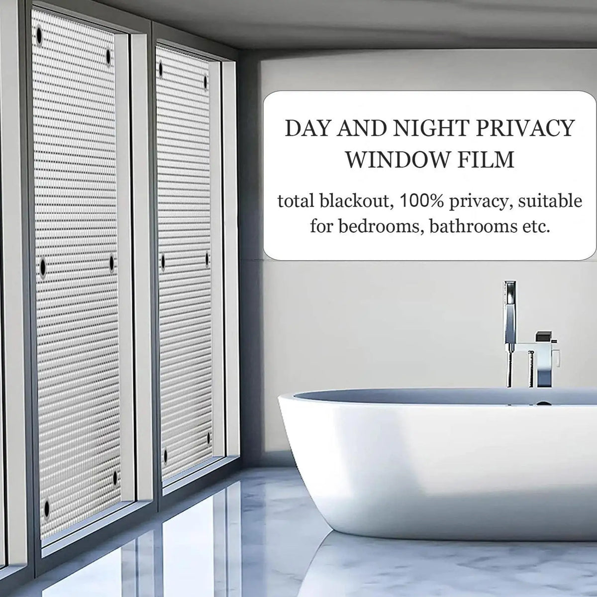 Sun Blocking Window Film with Suction Cups 100x50cm Reusable Cover Heat Blocking Window Film for Home Bedroom Glass Car Quake