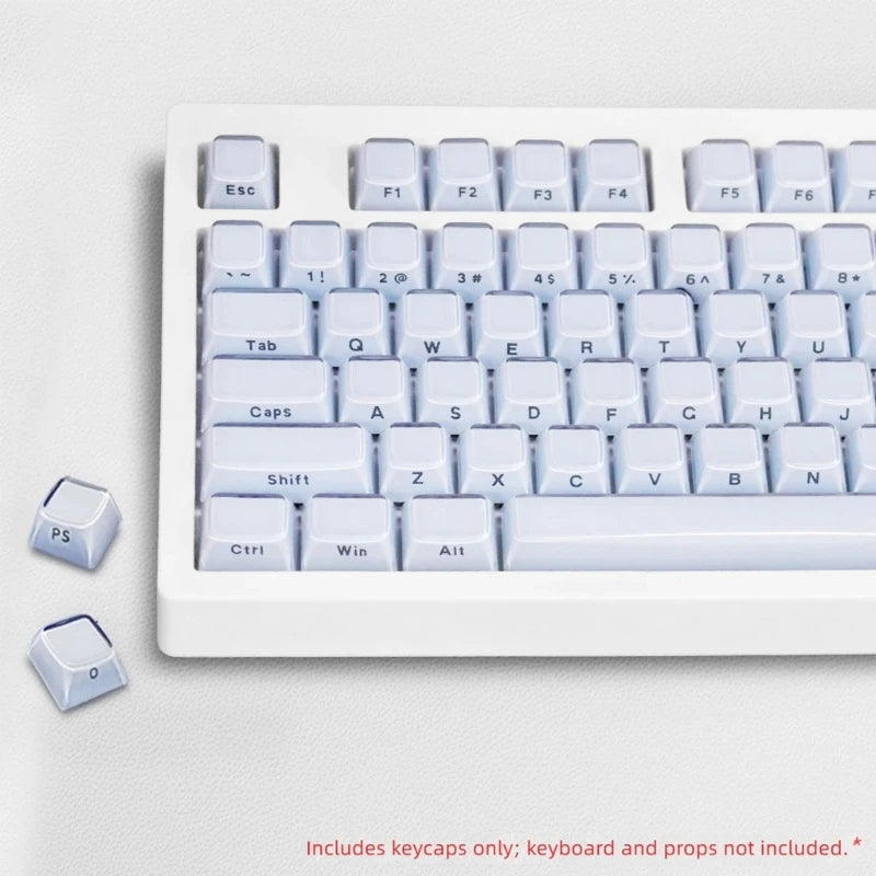 OEM Profile Keycap with Side Print, 113 Keycaps for Mechanical Keyboard Lighting, Daily Typing, and Layout Coverage K1KF Quake