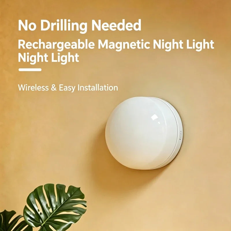 USB Rechargeable Night Light 3 Color RGB Portable Baby Bedside Lamp LED Night Light Ambient Soft Light Room Decoration Gift Quake